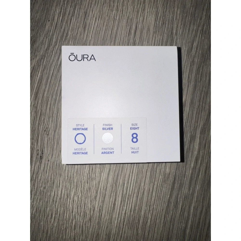 Oura Ring Gen3 Heritage Size 8 - Silver (JZ90-51384-08)